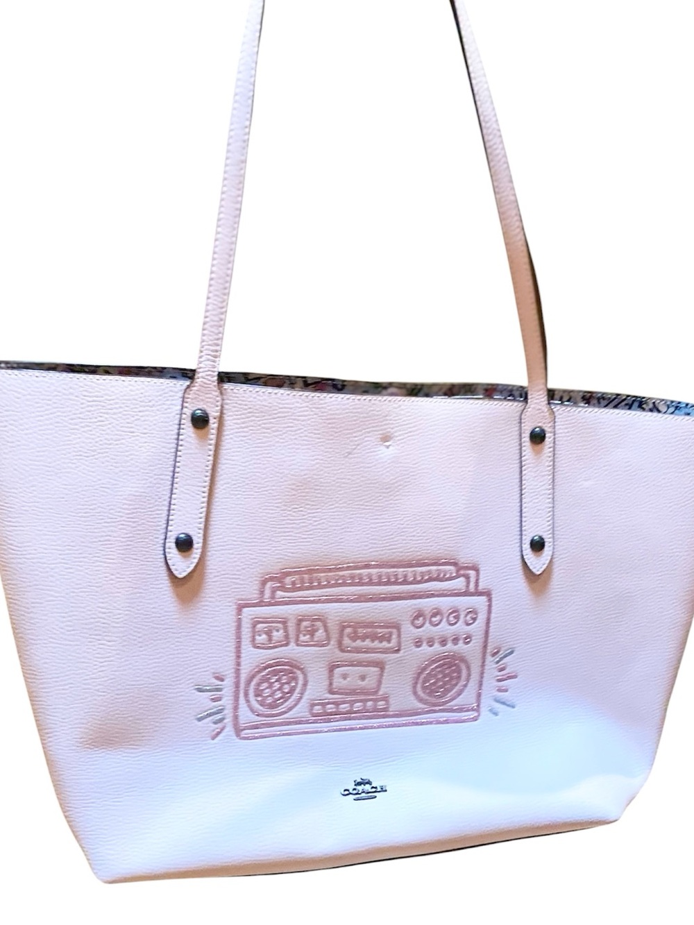 COACH x KEITH HARING Market Tote Boombox - Picture 2 of 7